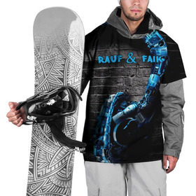Накидка на куртку 3D с принтом Rauf & Faik в Рязани, 100% полиэстер |  | Тематика изображения на принте: faik | rauf | азербайджан | баку | детство | мирзаевы | рауф | фаик
