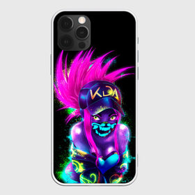 Чехол для iPhone 12 Pro Max с принтом KDA Akali в Рязани, Силикон |  | akali | game | kda | killer | legends | legue | legueoflegends | lol | mask | акали | вольная | игра | легенд | лига | лигалегенд | лол | маска