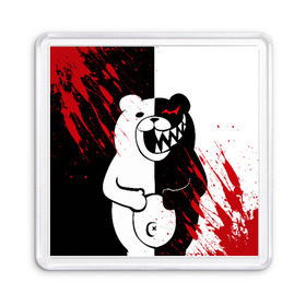 Магнит 55*55 с принтом MONOKUMA в Рязани, Пластик | Размер: 65*65 мм; Размер печати: 55*55 мм | ahegao | anime | bear | blood | danganronpa | derector | despair | girls | happy | havoc | manga | monokuma | panda | red | robot | trigger | ultra | аниме | ахегао | директор | кровь | манга | медведь | монокума | панда | робот