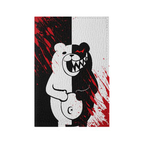 Обложка для паспорта матовая кожа с принтом MONOKUMA в Рязани, натуральная матовая кожа | размер 19,3 х 13,7 см; прозрачные пластиковые крепления | ahegao | anime | bear | blood | danganronpa | derector | despair | girls | happy | havoc | manga | monokuma | panda | red | robot | trigger | ultra | аниме | ахегао | директор | кровь | манга | медведь | монокума | панда | робот