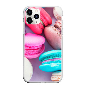 Чехол для iPhone 11 Pro матовый с принтом Macaroons в Рязани, Силикон |  | Тематика изображения на принте: almond | cookie | dessert | food | macaroons | maccarone | maccherone | десерт | еда | макарон | макарони | макароны | макарун | макаруны | миндаль | миндальный | орех | печенье | сладкое | сладости