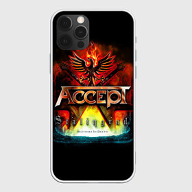 Чехол для iPhone 12 Pro Max с принтом Accept в Рязани, Силикон |  | accept | heavy metal | power metal | группы | метал | музыка | пауэр метал | рок | хэви метал