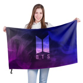 Флаг 3D с принтом BTS LOVE YOURSELF в Рязани, 100% полиэстер | плотность ткани — 95 г/м2, размер — 67 х 109 см. Принт наносится с одной стороны | bangtan boys | bt21 | bts | bts army | bts stickers | j hope | jimin | jin | jungkook | k pop | rap monster | rapmon | suga | v | бтс | корея | стикеры bts