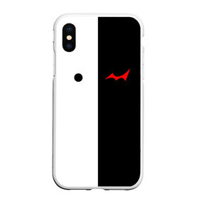 Чехол для iPhone XS Max матовый с принтом MONOKUMA Eyes в Рязани, Силикон | Область печати: задняя сторона чехла, без боковых панелей | Тематика изображения на принте: ahegao | anime | bear | blood | danganronpa | derector | despair | girls | happy | havoc | manga | monokuma | panda | red | robot | trigger | ultra | аниме | ахегао | директор | кровь | манга | медведь | монокума | панда | робот