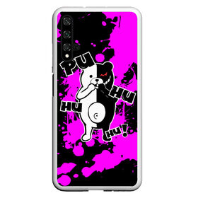 Чехол для Honor 20 с принтом MONOKUMA Puhuhuhu в Рязани, Силикон | Область печати: задняя сторона чехла, без боковых панелей | Тематика изображения на принте: ahegao | anime | bear | blood | danganronpa | derector | despair | girls | happy | havoc | manga | monokuma | panda | red | robot | trigger | ultra | аниме | ахегао | директор | кровь | манга | медведь | монокума | панда | робот