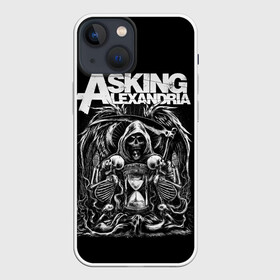 Чехол для iPhone 13 mini с принтом Asking Alexandria в Рязани,  |  | asking alexandria | аскинг александриа | группы | метал | музыка | рок | хэви метал | электроникор