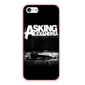 Чехол для iPhone 5/5S матовый с принтом Asking Alexandria в Рязани, Силикон | Область печати: задняя сторона чехла, без боковых панелей | asking alexandria | аскинг александриа | группы | метал | музыка | рок | хэви метал | электроникор