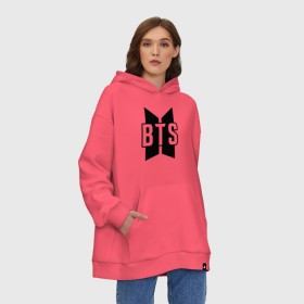 Худи SuperOversize хлопок с принтом BTS в Рязани, 70% хлопок, 30% полиэстер, мягкий начес внутри | карман-кенгуру, эластичная резинка на манжетах и по нижней кромке, двухслойный капюшон
 | bangtan boys | bt21 | bts | bts army | bts stickers | j hope | jimin | jin | jungkook | k pop | rap monster | rapmon | suga | v | бтс | корея | стикеры bts