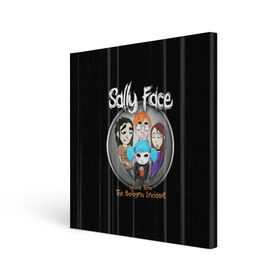 Холст квадратный с принтом Sally Face Episode Three в Рязани, 100% ПВХ |  | blue | face | fisher | game | games | gizmo | hair | larry | mask | sally | волосы | гизмо | голубые | игра | игры | ларри | маска | протез | сали | салли | синие | синий | триллер | ужасы | фейс | фишер | фэйс | хоррор