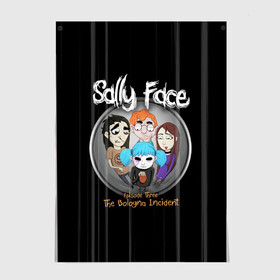 Постер с принтом Sally Face Episode Three в Рязани, 100% бумага
 | бумага, плотность 150 мг. Матовая, но за счет высокого коэффициента гладкости имеет небольшой блеск и дает на свету блики, но в отличии от глянцевой бумаги не покрыта лаком | blue | face | fisher | game | games | gizmo | hair | larry | mask | sally | волосы | гизмо | голубые | игра | игры | ларри | маска | протез | сали | салли | синие | синий | триллер | ужасы | фейс | фишер | фэйс | хоррор