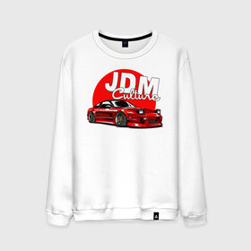 Мужской свитшот хлопок с принтом JDM Culture в Рязани, 100% хлопок |  | japan | jdm | nissan | авто | машины | ниссан | япония