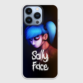 Чехол для iPhone 13 Pro с принтом SALLY FACE в Рязани,  |  | blue | face | fisher | game | games | gizmo | hair | larry | mask | sally | волосы | гизмо | голубые | игра | игры | ларри | маска | протез | сали | салли | синие | синий | триллер | ужасы | фейс | фишер | фэйс | хоррор