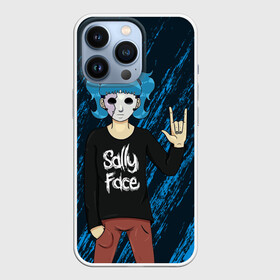 Чехол для iPhone 13 Pro с принтом Sally Face по Року в Рязани,  |  | blue | face | fisher | game | games | gizmo | hair | larry | mask | sally | волосы | гизмо | голубые | игра | игры | ларри | маска | протез | сали | салли | синие | синий | триллер | ужасы | фейс | фишер | фэйс | хоррор