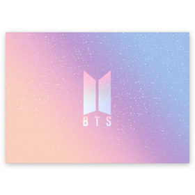 Поздравительная открытка с принтом BTS LOVE YOURSELF в Рязани, 100% бумага | плотность бумаги 280 г/м2, матовая, на обратной стороне линовка и место для марки
 | bangtan boys | bt21 | bts | bts army | bts stickers | j hope | jimin | jin | jungkook | k pop | rap monster | rapmon | suga | v | бтс | корея | стикеры bts