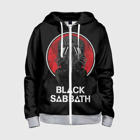 Детская толстовка 3D на молнии с принтом Black Sabbath в Рязани, 100% полиэстер |  манжеты и пояс оформлены широкой мягкой резинкой, двухслойный капюшон со шнурком для регулировки, спереди карманы и застежка-молния
 | black sabbath | hard rock | heavy metal | блэк сабат | группы | метал | музыка | оззи осборн | рок | хард рок | хэви метал