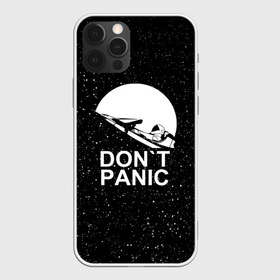 Чехол для iPhone 12 Pro Max с принтом DON`T PANIC в Рязани, Силикон |  | don t panic | elon mask | galaxy | nasa | space x | stars | галактика | звезды | знаменитости | илон маск | космос | не паникуйте