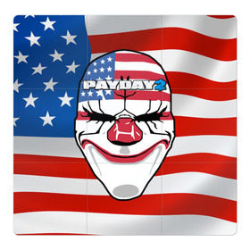 Магнитный плакат 3Х3 с принтом PayDay2 в Рязани, Полимерный материал с магнитным слоем | 9 деталей размером 9*9 см | 