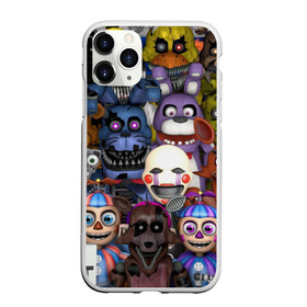 Чехол для iPhone 11 Pro матовый с принтом Five Nights At Freddys в Рязани, Силикон |  | five nights at freddys | foxy | аниматроники | игра | компьютерная игра | робот | фокси | фредди | чика