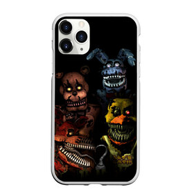 Чехол для iPhone 11 Pro матовый с принтом Five Nights At Freddys в Рязани, Силикон |  | five nights at freddys | foxy | аниматроники | игра | компьютерная игра | робот | фокси | фредди | чика