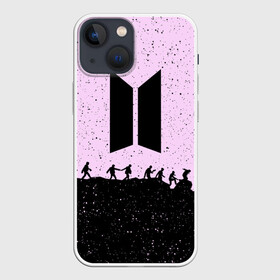 Чехол для iPhone 13 mini с принтом BTS в Рязани,  |  | bangtan boys | bt21 | bts | bts army | bts stickers | j hope | jimin | jin | jungkook | k pop | rap monster | rapmon | suga | v | бтс | корея | стикеры bts