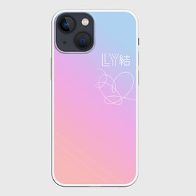 Чехол для iPhone 13 mini с принтом BTS LOVE YOURSELF в Рязани,  |  | bangtan boys | bt21 | bts | bts army | bts stickers | j hope | jimin | jin | jungkook | k pop | rap monster | rapmon | suga | v | бтс | корея | стикеры bts