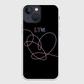 Чехол для iPhone 13 mini с принтом BTS LOVE YOURSELF | БТС в Рязани,  |  | bangtan boys | bt21 | bts | bts army | bts stickers | j hope | jimin | jin | jungkook | k pop | rap monster | rapmon | suga | v | бтс | корея | стикеры bts