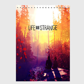 Скетчбук с принтом Life is Strange в Рязани, 100% бумага
 | 48 листов, плотность листов — 100 г/м2, плотность картонной обложки — 250 г/м2. Листы скреплены сверху удобной пружинной спиралью | caulfield | chloe price | game | kate marsh | life | life is strange | life is strange: before the storm | max | strange | две луны | игры | кейт марш | колфилд | макс | подростки | студенты