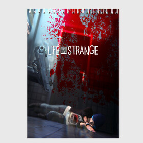 Скетчбук с принтом Life is Strange в Рязани, 100% бумага
 | 48 листов, плотность листов — 100 г/м2, плотность картонной обложки — 250 г/м2. Листы скреплены сверху удобной пружинной спиралью | caulfield | chloe price | game | kate marsh | life | life is strange | life is strange: before the storm | max | strange | две луны | игры | кейт марш | колфилд | макс | подростки | студенты