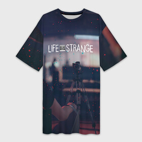 Платье-футболка 3D с принтом Life is Strange в Рязани,  |  | caulfield | chloe price | game | kate marsh | life | life is strange | life is strange: before the storm | max | strange | две луны | игры | кейт марш | колфилд | макс | подростки | студенты