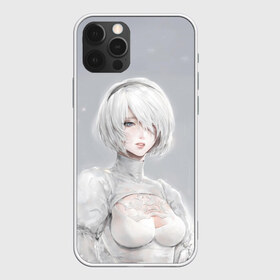 Чехол для iPhone 12 Pro Max с принтом YoRHa в Рязани, Силикон |  | 2b | 9s | automata | game | nier | yorha | игра | ниа | нир | отомата