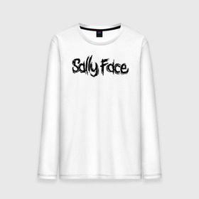 Мужской лонгслив хлопок с принтом SALLY FACE в Рязани, 100% хлопок |  | Тематика изображения на принте: 