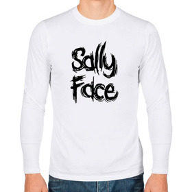 Мужской лонгслив хлопок с принтом SALLY FACE в Рязани, 100% хлопок |  | face | game | horror | sally | sally face | игра | мальчик с протезом | салли | салли фейс | ужасы