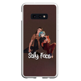 Чехол для Samsung S10E с принтом Sally Face в Рязани, Силикон | Область печати: задняя сторона чехла, без боковых панелей | blue | diane | face | fisher | gizmo | henry | johnson | killer | larry | sally | генри | гизмо | джонсон | диана | ларри | лицо | салли | фейс | фишер