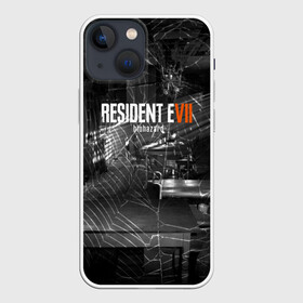 Чехол для iPhone 13 mini с принтом RESIDENT EVIL 7 в Рязани,  |  | biohazard | biohazard 7 | crocodile | fang | game | hand | monster | new umbrella | resident evil | resident evil 7 | umbrella | umbrella corp | umbrella corporation | zombie