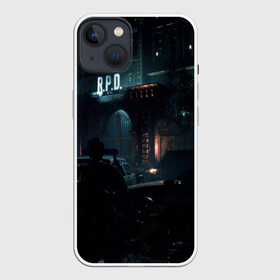 Чехол для iPhone 13 с принтом Resident Evil 2 в Рязани,  |  | biohazard | biohazard 7 | crocodile | fang | game | hand | monster | new umbrella | resident evil | resident evil 7 | umbrella | umbrella corp | umbrella corporation | zombie