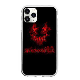 Чехол для iPhone 11 Pro матовый с принтом Mushroomhead в Рязани, Силикон |  | Тематика изображения на принте: ac dc | disturbed | linkin park | lp | metal | metallica | mushroomhead | music | pop | rap | rock | slipknot | song | метал | музыка | рок