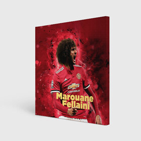 Холст квадратный с принтом Marouane Fellaini в Рязани, 100% ПВХ |  | de gea | fellaini | lukaku | manchester | manchester united | mufc | rooney | де хеа | лукаку | манчестер | манчестер юнайтед | феллайни | футбол