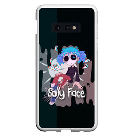 Чехол для Samsung S10E с принтом Sally Face в Рязани, Силикон | Область печати: задняя сторона чехла, без боковых панелей | blue | diane | face | fisher | gizmo | henry | johnson | killer | larry | sally | генри | гизмо | джонсон | диана | ларри | лицо | салли | фейс | фишер