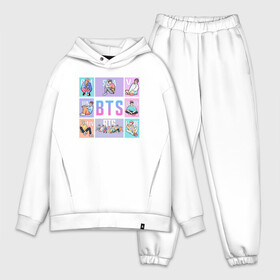 Мужской костюм хлопок OVERSIZE с принтом BTS | БТС | BANGTAN BOYS в Рязани,  |  | bangtan boys | bt21 | bts | bts army | bts stickers | j hope | jimin | jin | jungkook | k pop | rap monster | rapmon | suga | v | бтс | корея | стикеры bts