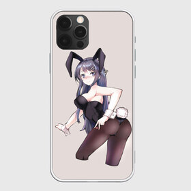 Чехол для iPhone 12 Pro Max с принтом Bunny Girl в Рязани, Силикон |  | Тематика изображения на принте: anime | rascal does not dream of bunny girl senpai | seishun buta yarou wa bunny girl senpai | аниме | сакурадзима май | сакута | этот глупый свин не понимает мечту девочки зайки