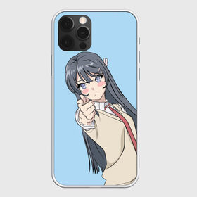 Чехол для iPhone 12 Pro Max с принтом Seishun Buta в Рязани, Силикон |  | anime | rascal does not dream of bunny girl senpai | seishun buta yarou wa bunny girl senpai | аниме | сакурадзима май | сакута | этот глупый свин не понимает мечту девочки зайки