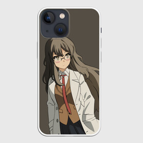 Чехол для iPhone 13 mini с принтом Rascal Does Not Dream | Рио Футаба в Рязани,  |  | anime | rascal does not dream of bunny girl senpai | seishun buta yarou wa bunny girl senpai | аниме | сакурадзима май | сакута | этот глупый свин не понимает мечту девочки зайки