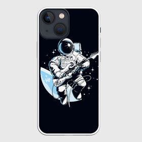 Чехол для iPhone 13 mini с принтом Space rock в Рязани,  |  | astronaut | cosmos | glare | guitar | infinity | music | planet | reflection | space suit | stars | sun | universe | астронавт | бесконечность | блик | вселенная | гитара | звезды | космонавт | космос | музыка | отражение | планета | рисунок | рок