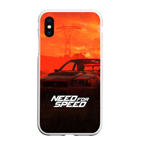 Чехол для iPhone XS Max матовый с принтом NEED FOR SPEED в Рязани, Силикон | Область печати: задняя сторона чехла, без боковых панелей | auto | game art | need for speed payback | nfs | nfs carbon | payback | sport | the carbon | transport | авто | гонки | карбон | машина | спорт | уличные гонки