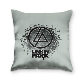 Подушка 3D с принтом Linkin Park в Рязани, наволочка – 100% полиэстер, наполнитель – холлофайбер (легкий наполнитель, не вызывает аллергию). | состоит из подушки и наволочки. Наволочка на молнии, легко снимается для стирки | американская | группа | линкин | майк шинода | метал | музыка | ню | парк | поп | рок | рэп | феникс фаррелл | честер беннингтон | электроник