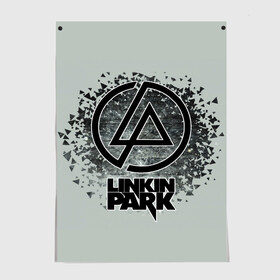 Постер с принтом Linkin Park  в Рязани, 100% бумага
 | бумага, плотность 150 мг. Матовая, но за счет высокого коэффициента гладкости имеет небольшой блеск и дает на свету блики, но в отличии от глянцевой бумаги не покрыта лаком | американская | группа | линкин | майк шинода | метал | музыка | ню | парк | поп | рок | рэп | феникс фаррелл | честер беннингтон | электроник