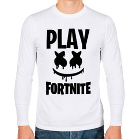 Мужской лонгслив хлопок с принтом FORTNITE x MARSHMELLO в Рязани, 100% хлопок |  | 2019 | armor | armour | cybersport | esport | fortnite | game | llama | logo | броня | игра | киберспорт | лама | фиолетовый | фирменные цвета | фортнайт