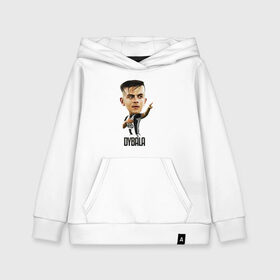 Детская толстовка хлопок с принтом Dybala в Рязани, 100% хлопок | Круглый горловой вырез, эластичные манжеты, пояс, капюшен | champion | cr7 | cristiano | game | goal | italy | juventus | madrid | real | ronaldo | spain | team | буффон | гол | дибала | золотой мяч | игрок | испания | италия | криштиану | мадрид | португалия | реал | роналду | спорт | тренер | футбол | 