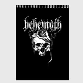 Скетчбук с принтом Behemoth в Рязани, 100% бумага
 | 48 листов, плотность листов — 100 г/м2, плотность картонной обложки — 250 г/м2. Листы скреплены сверху удобной пружинной спиралью | behemoth | black metal | death metal | inferno | nergal | orion | seth | блэк метал | группы | дэт метал | метал | музыка | рок