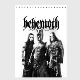 Скетчбук с принтом Behemoth в Рязани, 100% бумага
 | 48 листов, плотность листов — 100 г/м2, плотность картонной обложки — 250 г/м2. Листы скреплены сверху удобной пружинной спиралью | behemoth | black metal | death metal | inferno | nergal | orion | seth | блэк метал | группы | дэт метал | метал | музыка | рок